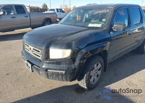 2007 Honda Ridgeline Rts from USA, damaged, VIN 2HJYK16437H505139